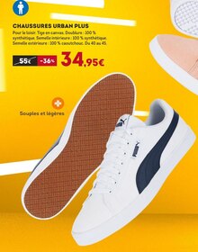 Chaussures Urban Plus - Sport 2000 à Toulouse Chaussures Urban Plus en promo chez Sport 2000 Toulouse à 34,95 €