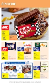 Promos Nutella dans le catalogue "Carrefour" de Carrefour Nutella en promo dans le catalogue Carrefour à la page 33