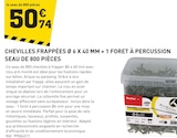 Chevilles frappées ø 6 x 40 mm + 1 foret à percussion seau de 800 pièces à Tout Faire dans Thevray Chevilles frappées ø 6 x 40 mm + 1 foret à percussion seau de 800 pièces à Tout Faire dans Thevray
