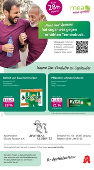 Aktueller mea - meine apotheke Prospekt "Unsere September-Angebote" Seite 1 von 4 Seiten für Leipzig