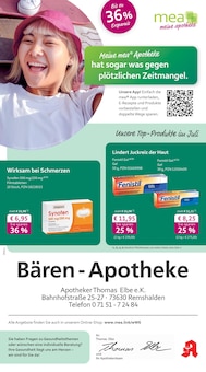 Aktueller mea - meine apotheke Prospekt "Unsere Juli-Angebote" für Remshalden Aktueller mea - meine apotheke Prospekt für Remshalden mit Seiten