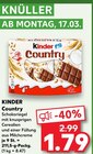 Country Angebote von Kinder bei Kaufland Leverkusen für 1,79 €