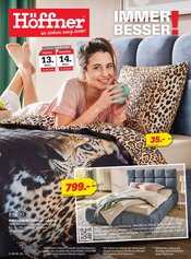Aktueller Höffner Prospekt mit Bettwäsche, "IMMER BESSER!", Seite 1