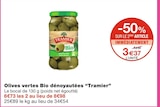 Olives vertes Bio dénoyautées - Tramier dans le catalogue Monoprix