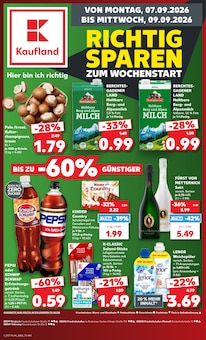 Kaufland Friedrichshafen Prospekt der aktuellen Woche, gültig von 07.09.2026 bis 09.09.2026 Aktueller Kaufland Friedrichshafen Prospekt "Hier bin ich richtig" mit 77 Seiten