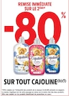 Promo -80% de remise immédiate sur le 2ème sur tout Cajoline à  dans le catalogue Intermarché Hyper à Alès