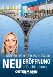 Ostermann Prospekt für Recklinghausen mit 16 Seiten Ostermann Prospekt für Recklinghausen: NEUERÖFFNUNG, 16 Seiten, 29.09.2022 - 14.10.2022