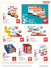 Promos Nutella dans le catalogue "LA RENTRÉE À PRIX K.O." de Auchan Hypermarché Nutella en promo dans le catalogue Auchan Hypermarché à la page 7