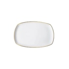 Plat rectangulaire filet or - Carrefour à Bagnolet Plat rectangulaire filet or en promo chez Carrefour Bagnolet à 10,99 €