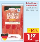 Netto Marken-Discount - Rohschinkenspezialitäten Angebot im Prospekt Rohschinkenspezialitäten bei Netto Marken-Discount im Prospekt "" für 1,19 €