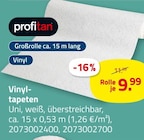 Vinyltapeten von profitan im aktuellen ROLLER Prospekt für 9,99 €