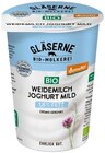 Bio Weidemilch Joghurt Mild 1,8% Fett Angebote von Gläserne Molkerei bei REWE Dorsten für 0,99 €
