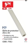 Bâche de protection 25m x 3m - MP - Screwfix à Tourcoing Bâche de protection 25m x 3m - MP en promo chez Screwfix Tourcoing à 9,79 €