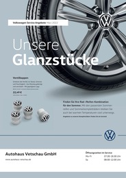 Volkswagen Prospekt für Schacksdorf mit 1 Seite Volkswagen Prospekt für Schacksdorf: "Unsere Glanzstücke", 1 Seite, 01.03.2022 - 31.05.2022