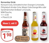 Konsum-Cola im Angebot bei GLOBUS in Zwickau Konsum-Cola Angebote von Remember Drink bei GLOBUS Zwickau für 1,98 €