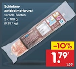 Schinkenzwiebelmettwurst im Angebot bei Netto Marken-Discount in Offenburg Schinkenzwiebelmettwurst Angebote bei Netto Marken-Discount Offenburg für 1,79 €