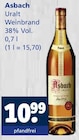 Uralt Weinbrand Angebote von Asbach bei Getränkewelt Erkrath für 10,99 €