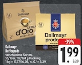 Kaffeepads Crema d'Oro Angebote von Dallmayr bei EDEKA Hof für 1,99 €
