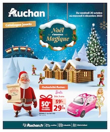 Prospectus Auchan Hypermarché à Le Chesnay, "Noël s'annonce Magique", 96 pages, 20/10/2023 - 06/12/2023