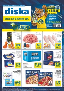 Hähnchen im diska Prospekt "alles an deinem ort." mit 12 Seiten (Erlangen)