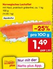 Norwegisches Lachsfilet im Netto Marken-Discount Prospekt Norwegisches Lachsfilet von im aktuellen Netto Marken-Discount Prospekt für 1,49 €