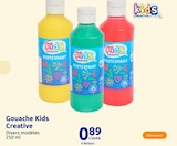 Gouache - Kids Creative en promo chez Action Châlons-en-Champagne à 0,89 €