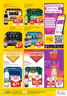 Krombacher im Netto Marken-Discount Prospekt "DER ORT, AN DEM DU IMMER AUSGEZEICHNETE PREISE FINDEST." mit 2 Seiten (Lippstadt)