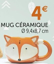 Mug céramique - Gifi à Aix-en-Provence Mug céramique en promo chez Gifi Aix-en-Provence à 4,00 €