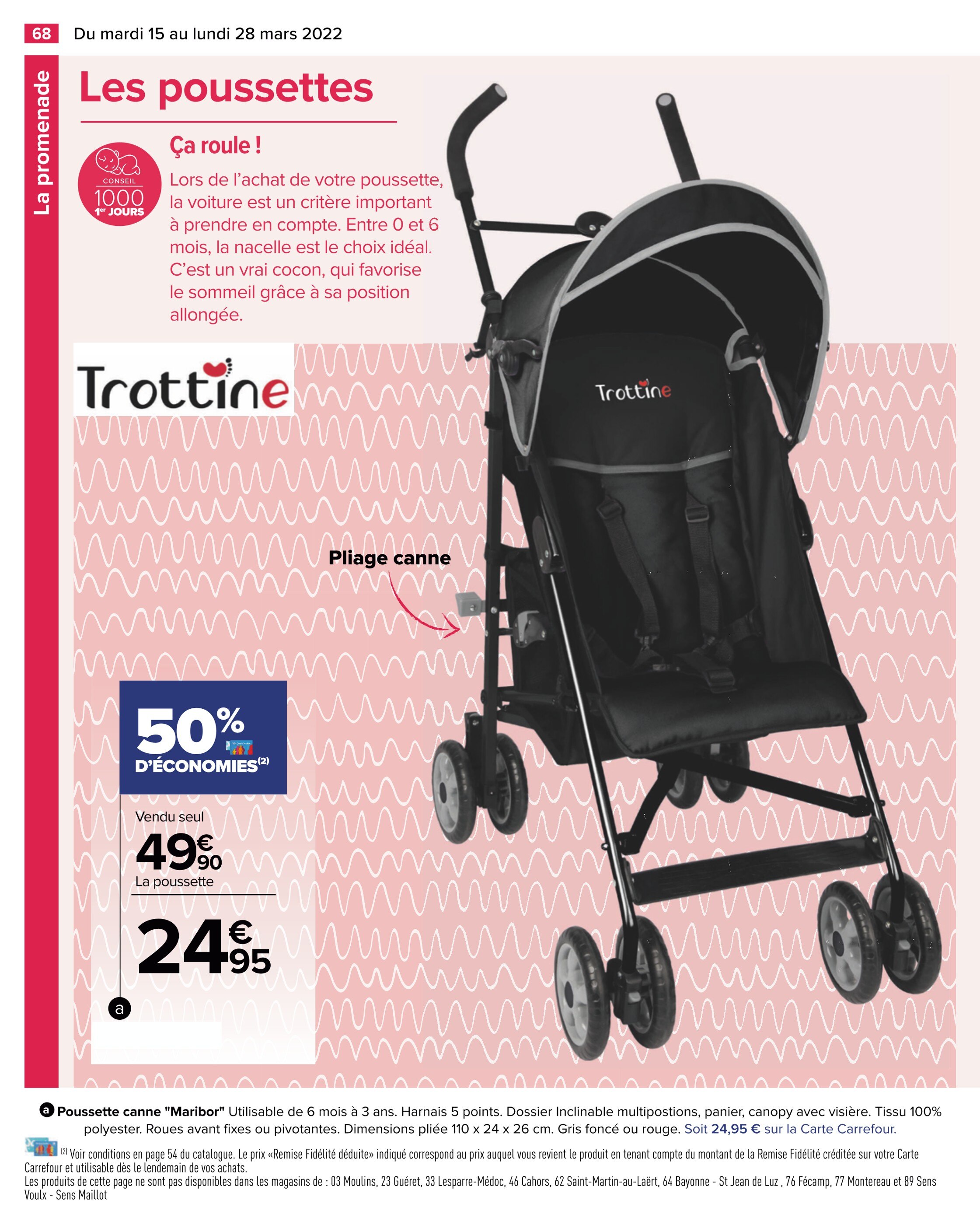 Poussette Carrefour Promo Et Prix Dans Le Catalogue Du Moment