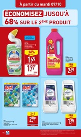 WC Angebote im Prospekt "PROPRETÉ ILLIMITÉE JUSQU'À -68% SUR LE 2ÈME" von Aldi auf Seite 30