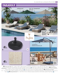 Prix et réduction Parasol dans le prospectus Carrefour Market en cours Offre Parasol dans le catalogue Carrefour Market du moment à la page 13