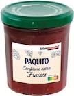 Confiture Extra Fraises - PAQUITO à 2,24 € dans le catalogue Intermarché Hyper
