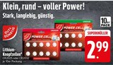 Lithium-Knopfzellen*, im Angebot bei EDEKA in Friedrichshafen Lithium-Knopfzellen*, Angebote von Gut & Günstig bei EDEKA Friedrichshafen für 2,99 €