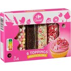 Assortiment de 6 décorations pour pâtisserie - CARREFOUR CLASSIC' - Carrefour Assortiment de 6 décorations pour pâtisserie - CARREFOUR CLASSIC' à 3,95 € dans le catalogue Carrefour