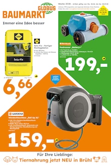 Aktueller Globus-Baumarkt Prospekt "Immer eine Idee besser" Seite 1 von 22 Seiten