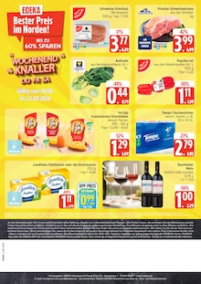 Schweinebraten im aktuellen EDEKA Prospekt (Kiel) Schweinebraten im EDEKA Prospekt "Top Angebote" mit 13 Seiten (Kiel)