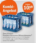 Mineralwasser im tegut Prospekt Mineralwasser von Franken Brunnen im aktuellen tegut Prospekt für 10,49 €