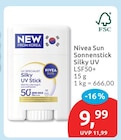 budni Rellingen - Sonnenstick Silky UV LSF50+ Angebot im Prospekt Sonnenstick Silky UV LSF50+ bei budni im Rellingen Prospekt für 9,99 €