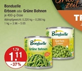 V-Markt - Erbsen oder Grüne Bohnen Angebot im Prospekt Erbsen oder Grüne Bohnen bei V-Markt im Prospekt "" für 1,11 €