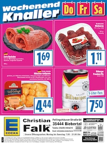 Bier im EDEKA Prospekt "Aktuelle Angebote" mit 16 Seiten (Gießen)