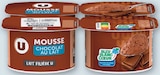 Mousse au chocolat - U en promo chez Hyper U Viry-Châtillon à 0,83 €