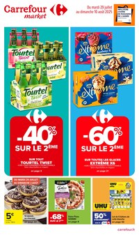 Prospectus Carrefour Market à Brantôme, "Carrefour market", 46 pages de promos valables du 29/07/2025 au 10/08/2025