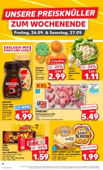 Nescafe im Kaufland Prospekt "Hier bin ich richtig" mit 60 Seiten (Wolfsburg)