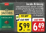 Aktuelle Jacobs Angebote bei E center in Koblenz Aktuelles Krönung Angebot bei E center in Koblenz ab 5,99 €