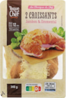 Croissants jambon/fromage - TOQUE DU CHEF en promo chez Lidl Croissants jambon/fromage - TOQUE DU CHEF dans le catalogue Lidl