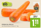 Bio Möhren bei EDEKA im Hardt Prospekt für 1,11 €