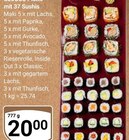 Aktuelle Paprika Angebote bei GLOBUS in Rostock Aktuelles Classic Platte mit 37 Sushis Angebot bei GLOBUS in Rostock ab 20,00 €