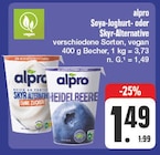 Soya-Joghurt- oder Skyr-Alternative von alpro im aktuellen EDEKA Prospekt für 1,49 €