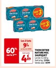 THON ENTIER NATURE MSC - SAUPIQUET dans le catalogue Auchan Supermarché
