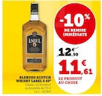 Blended Scotch Whisky 40° - LABEL 5 en promo chez Hyper U Melun à 11,61 €